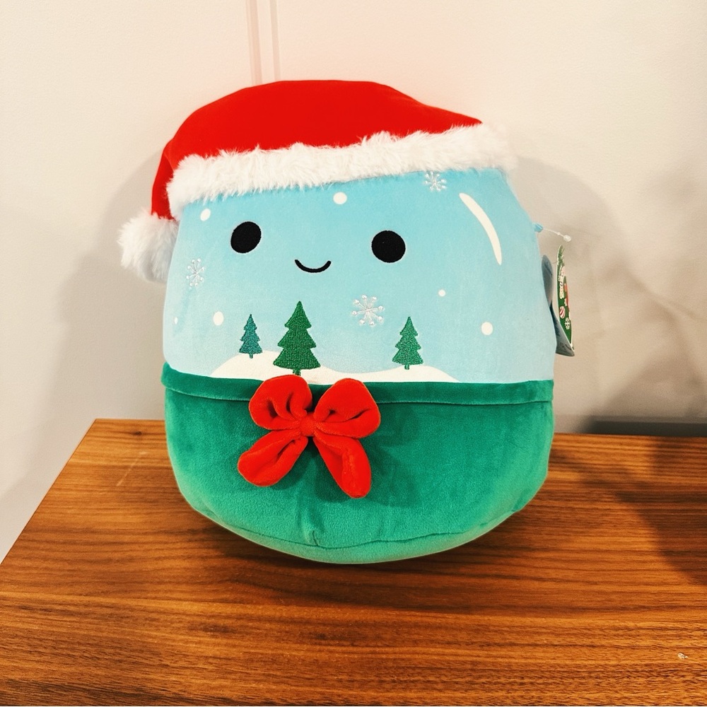 RARE SQUISHMALLOW 12” - Ezekiel the Snow-globe, Christmas First to Market